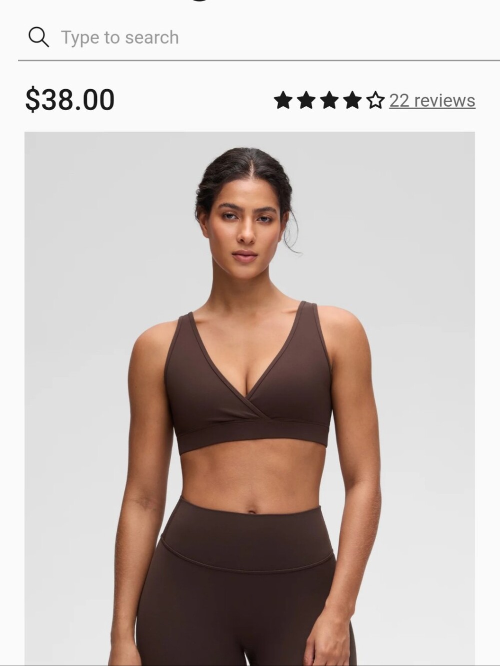 CRZ YOGA Women's Brown Nursing Bra